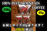 100% JAMAICA BLUE MOUNTAIN COFFEE