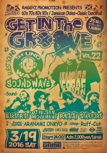 3.19 sat Raggyz Promotion Presents ”Get In The Groove vol. 22” at The Game