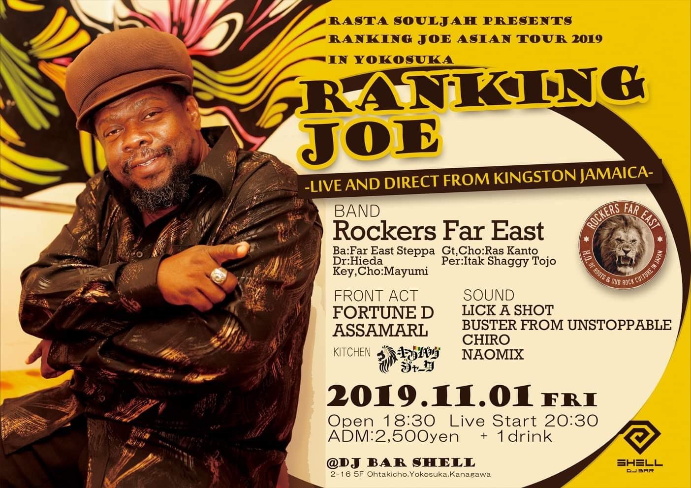Rasta Souljah Global Tour Ranking Joe Asian Tour