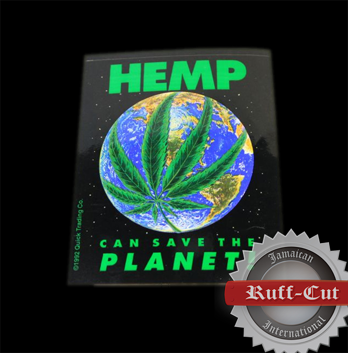 【ステッカー】HEMP CAN SAVE THE PLANET